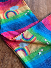 Sheep & Rainbows Cuffed Leggings