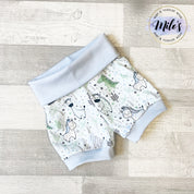 Baby Animals Foldover Shorts