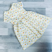 Premium 100% Cotton Sun Dress with twist back detail - Honey & Lemon