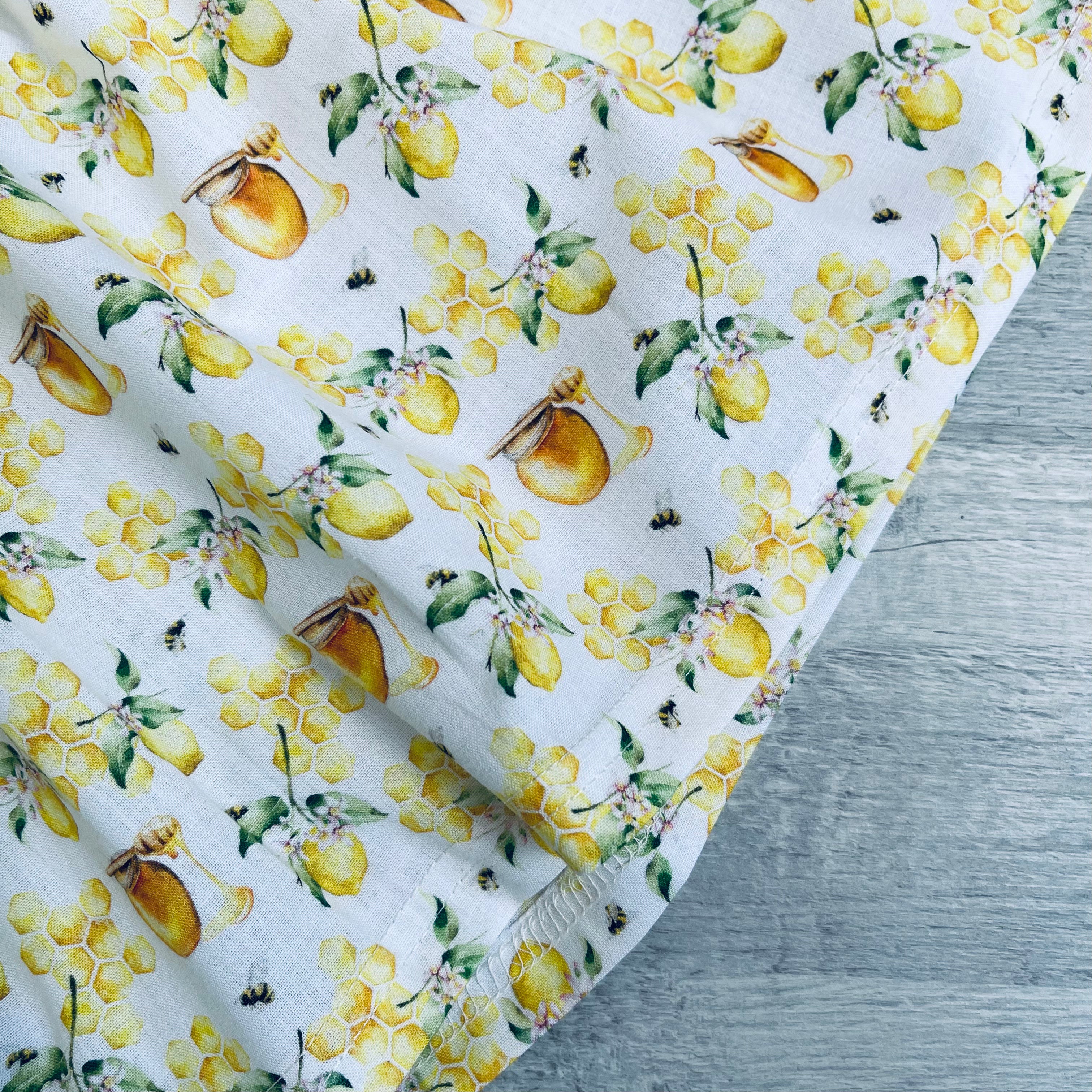 Premium 100% Cotton Sun Dress with twist back detail - Honey & Lemon