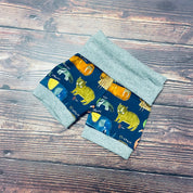 AlphaZoo Foldover Shorts - Navy
