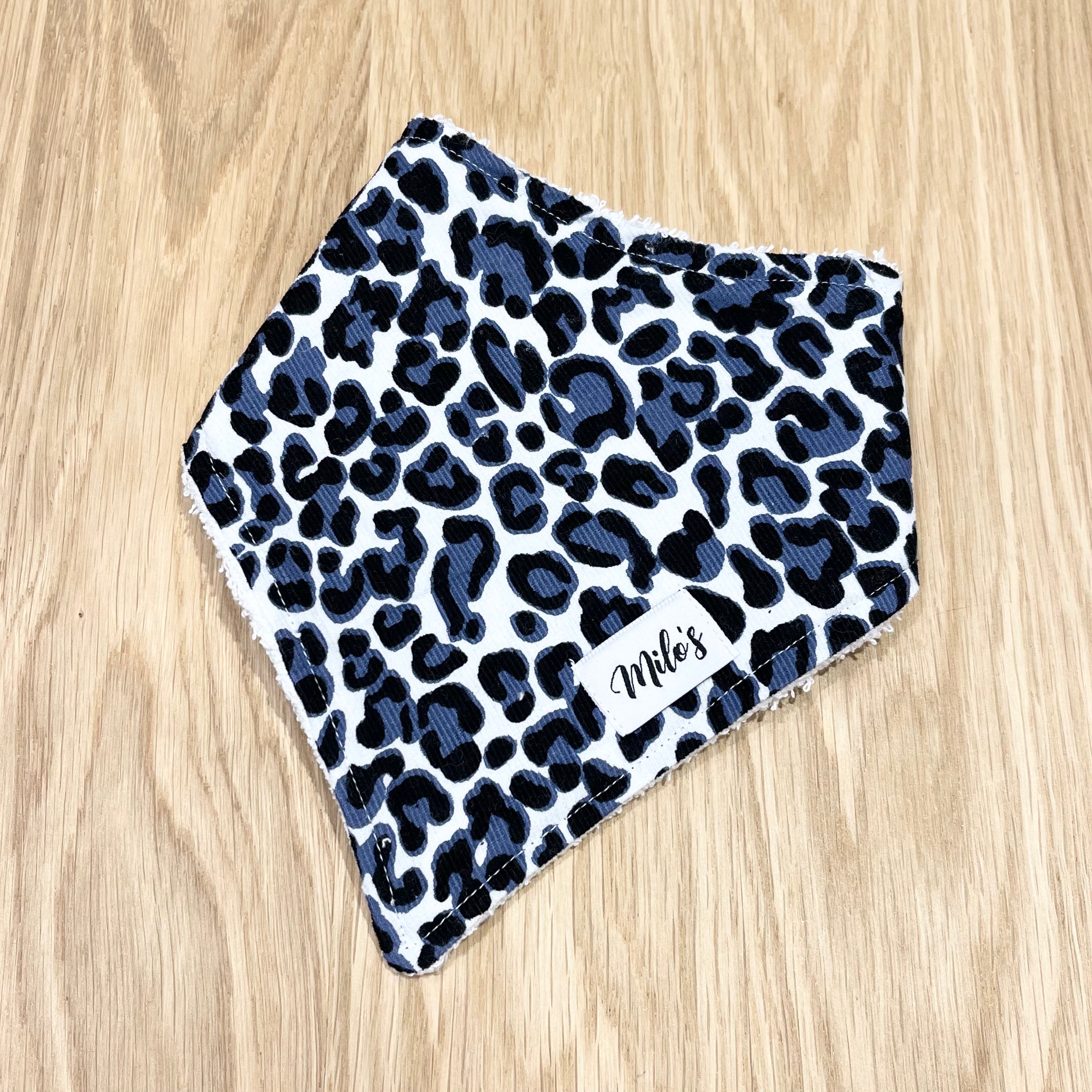 Snow Leopard Bandana Bib