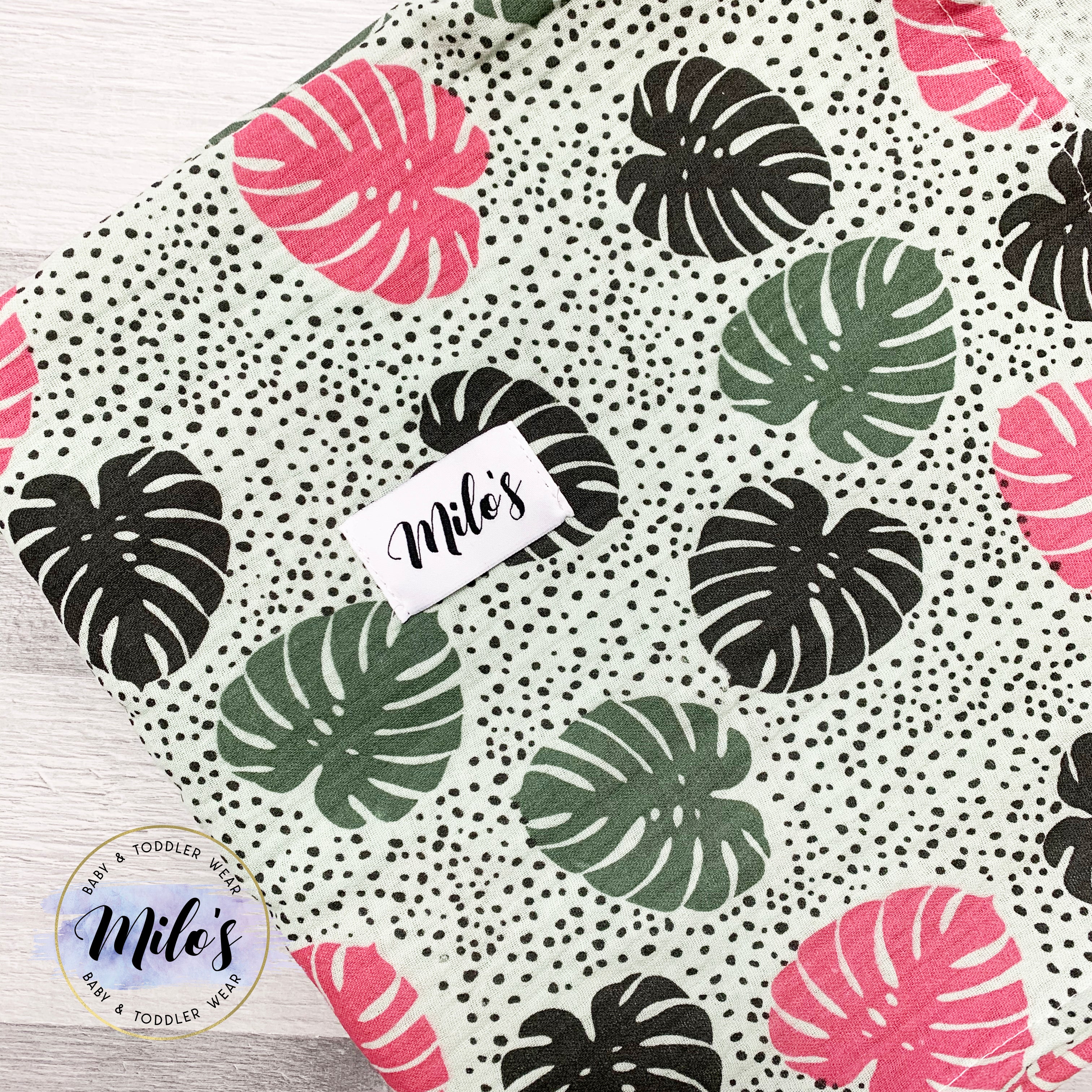 Palm Leaf Muslin Square