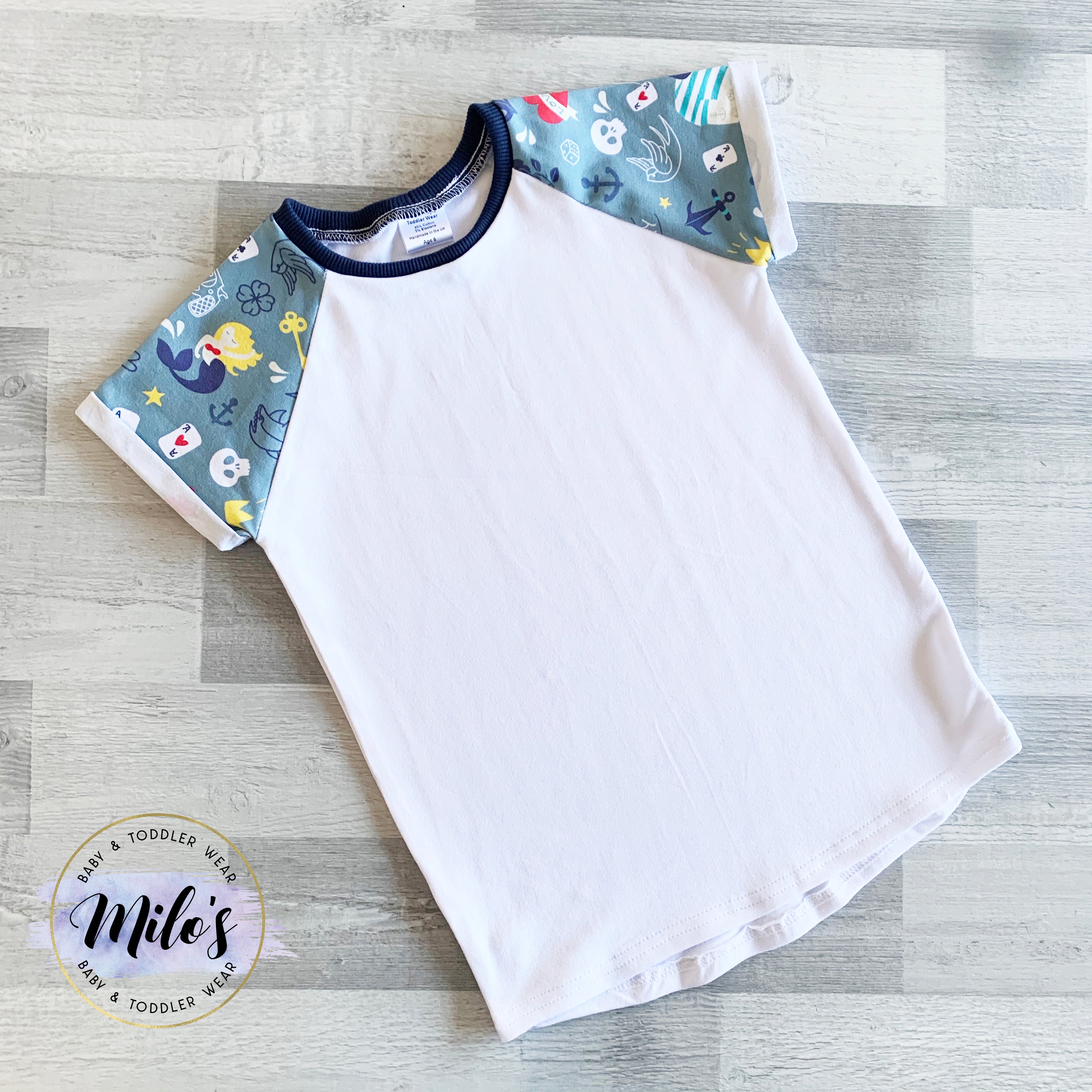 Tattoo White Short Sleeve Tee