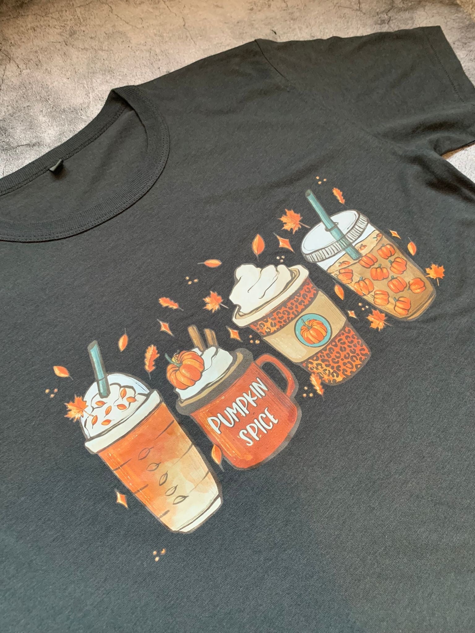 Autumn Coffee Tee - Adults