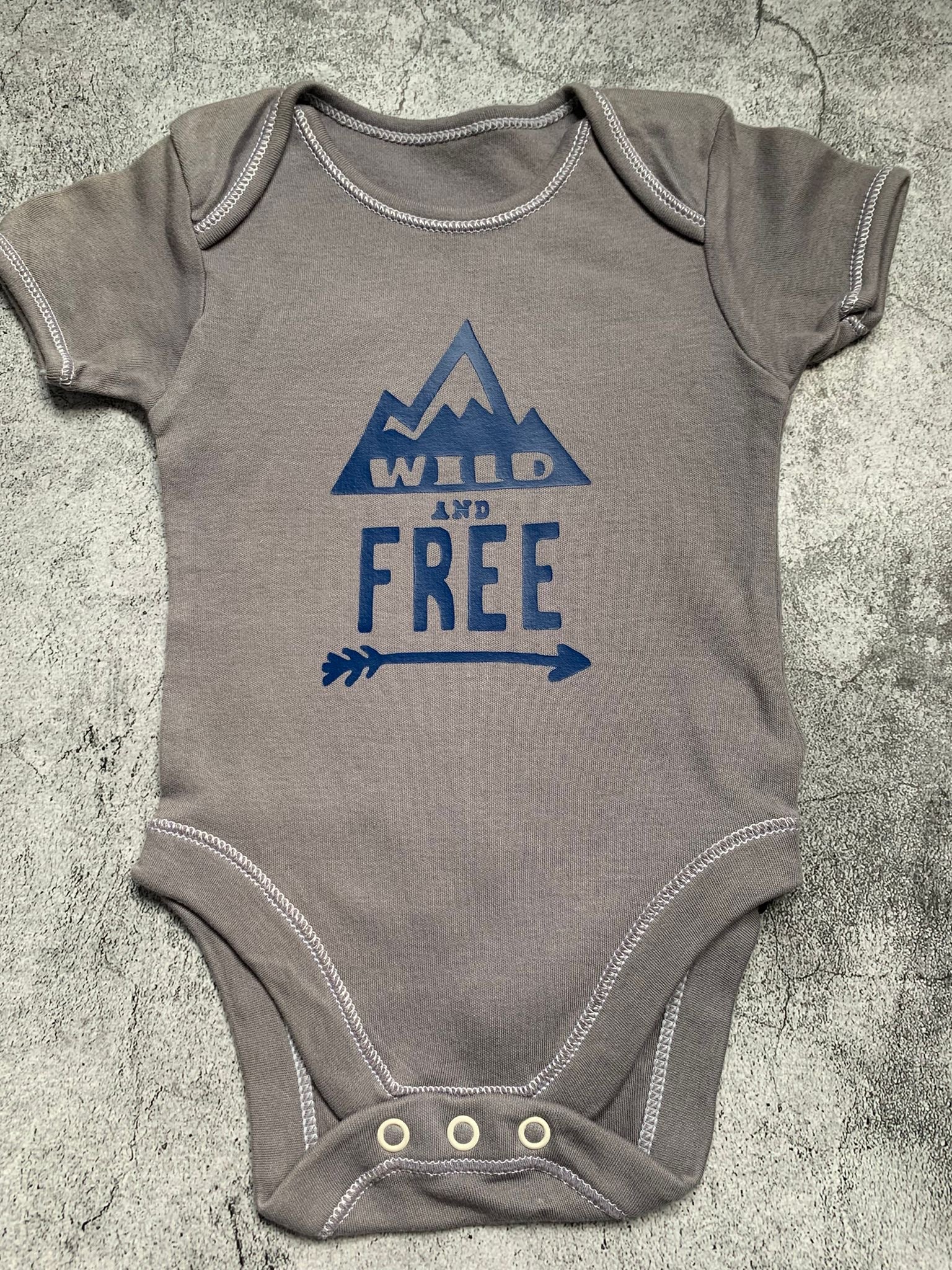Wild & Free Baby Vest - 6-12 months