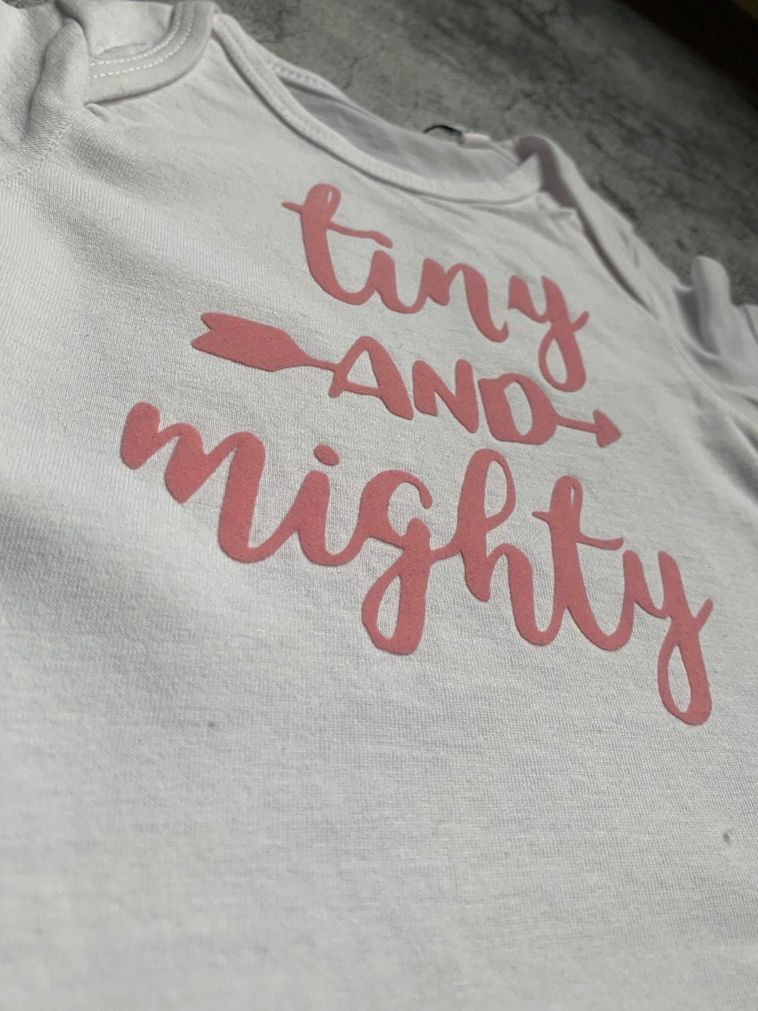 Tiny & Mighty Baby Vest - 3-6 months