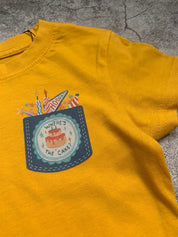 Where's the Cake? Faux Pocket Tee - 18-24 months