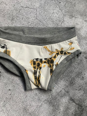 Watercolour Animals Unisex Briefs - Age 2