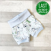 Baby Animals Foldover Shorts