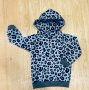 Monochrome Leopard Hoodie