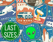 100% Cotton Space Badge Bedding