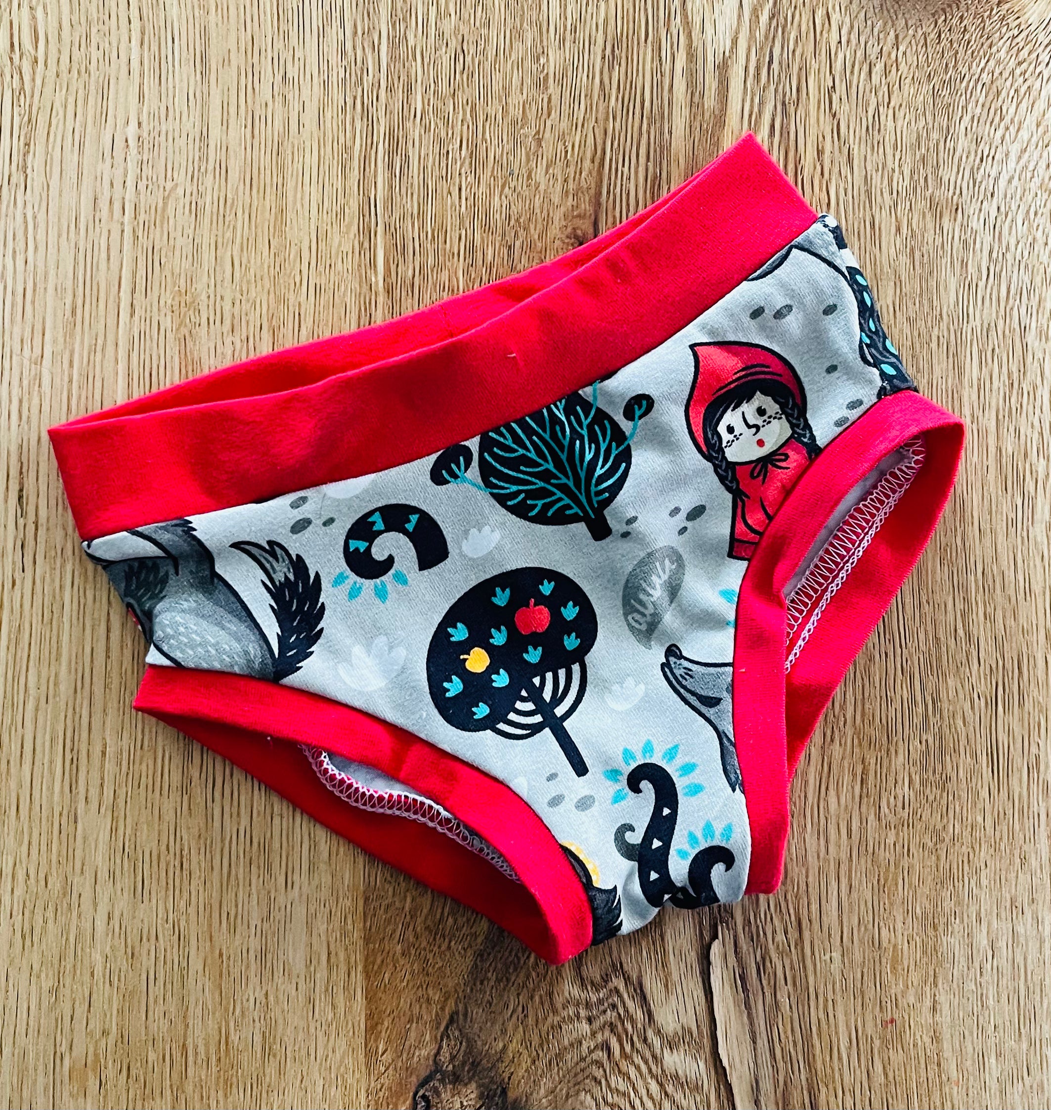 Red Riding Hood Unisex Briefs - Age 3
