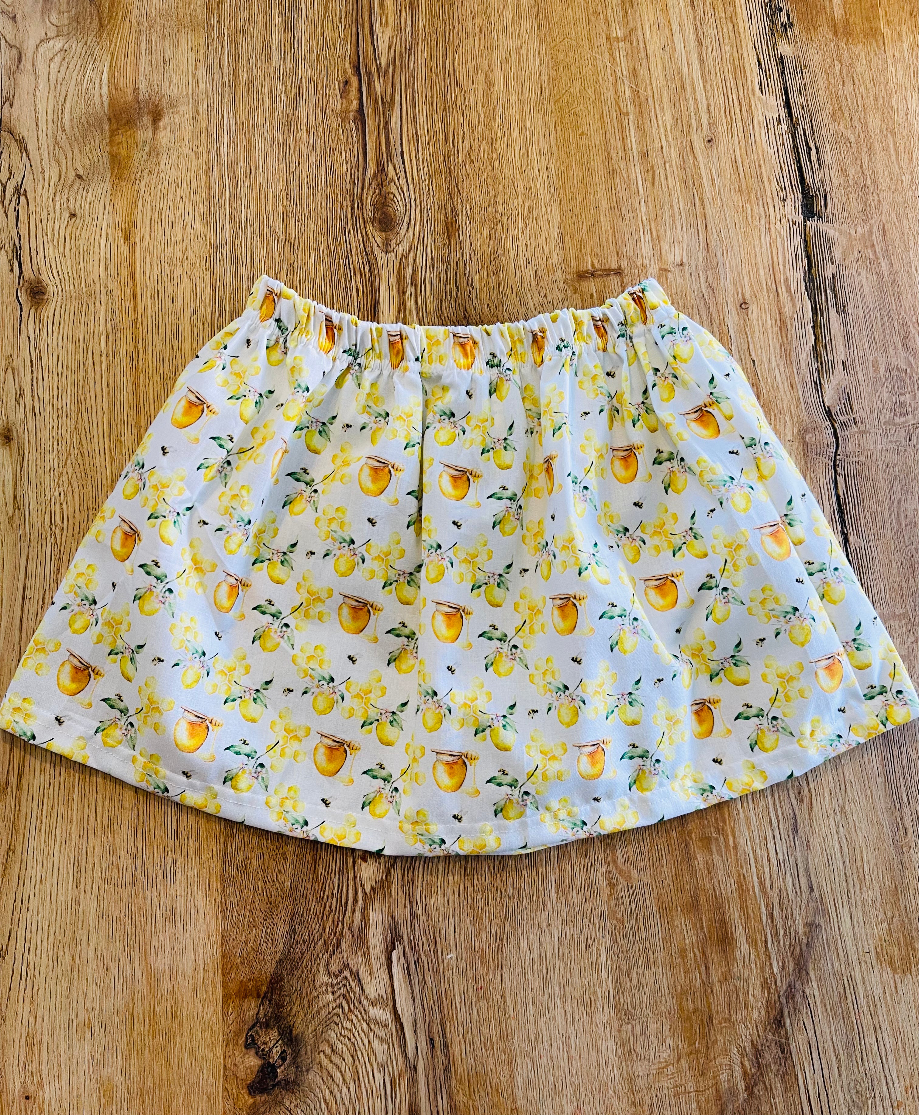 Honey and Lemon Circle Skirt