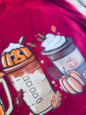 Halloween Coffee Sweater - 12-13 Years
