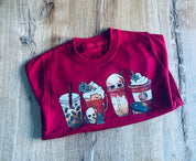 Halloween Coffee Sweater - 7-8 Years