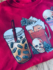 Halloween Coffee Sweater - 7-8 Years