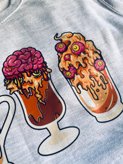 Halloween Coffee Sweater - 9-11 Years