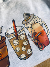 Halloween Coffee Sweater - 12-13 Years