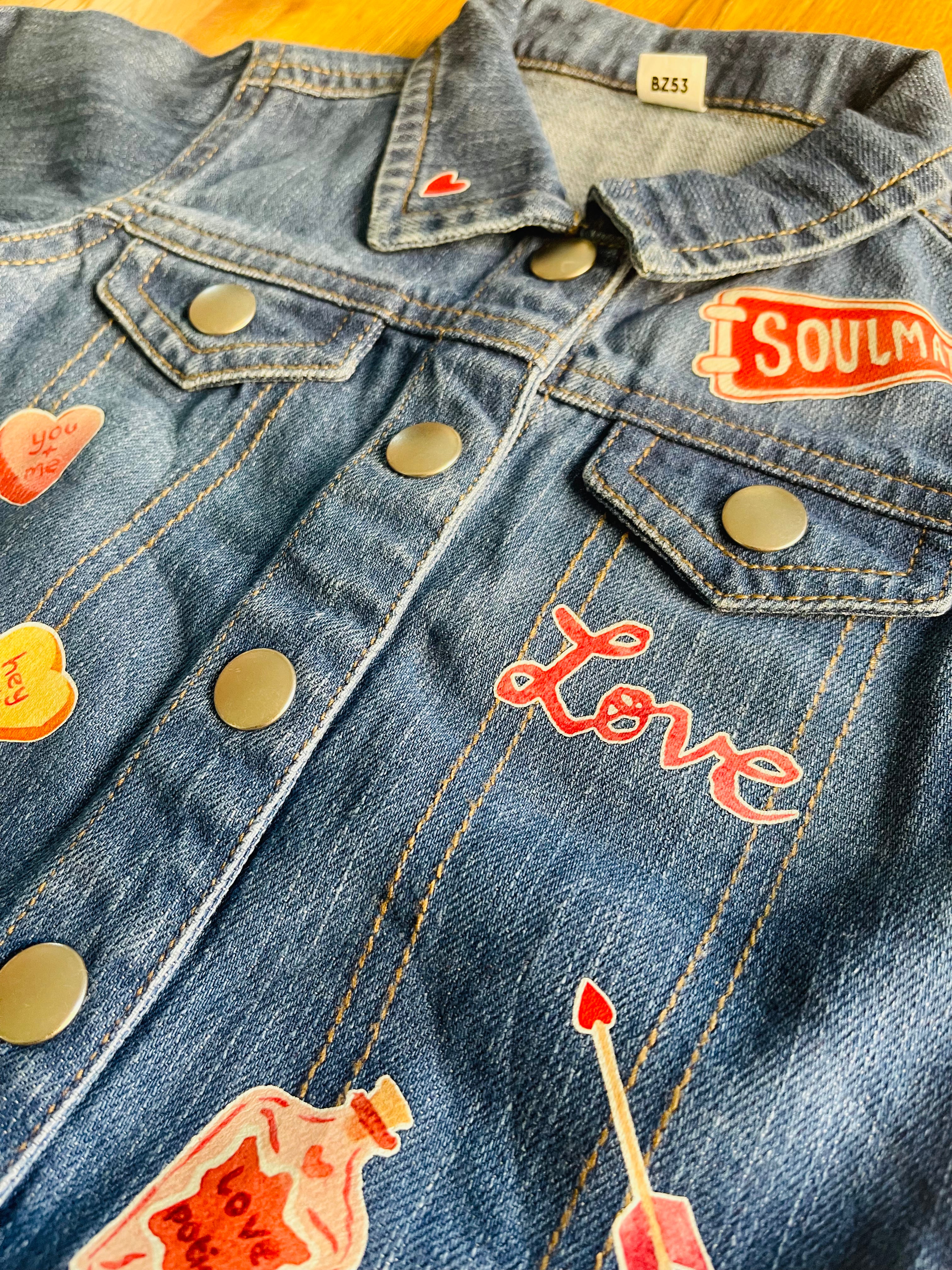 Organic Denim Jacket - Valentine's
