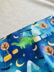 Blue Dinosaur Hoodie - 6/12 Months