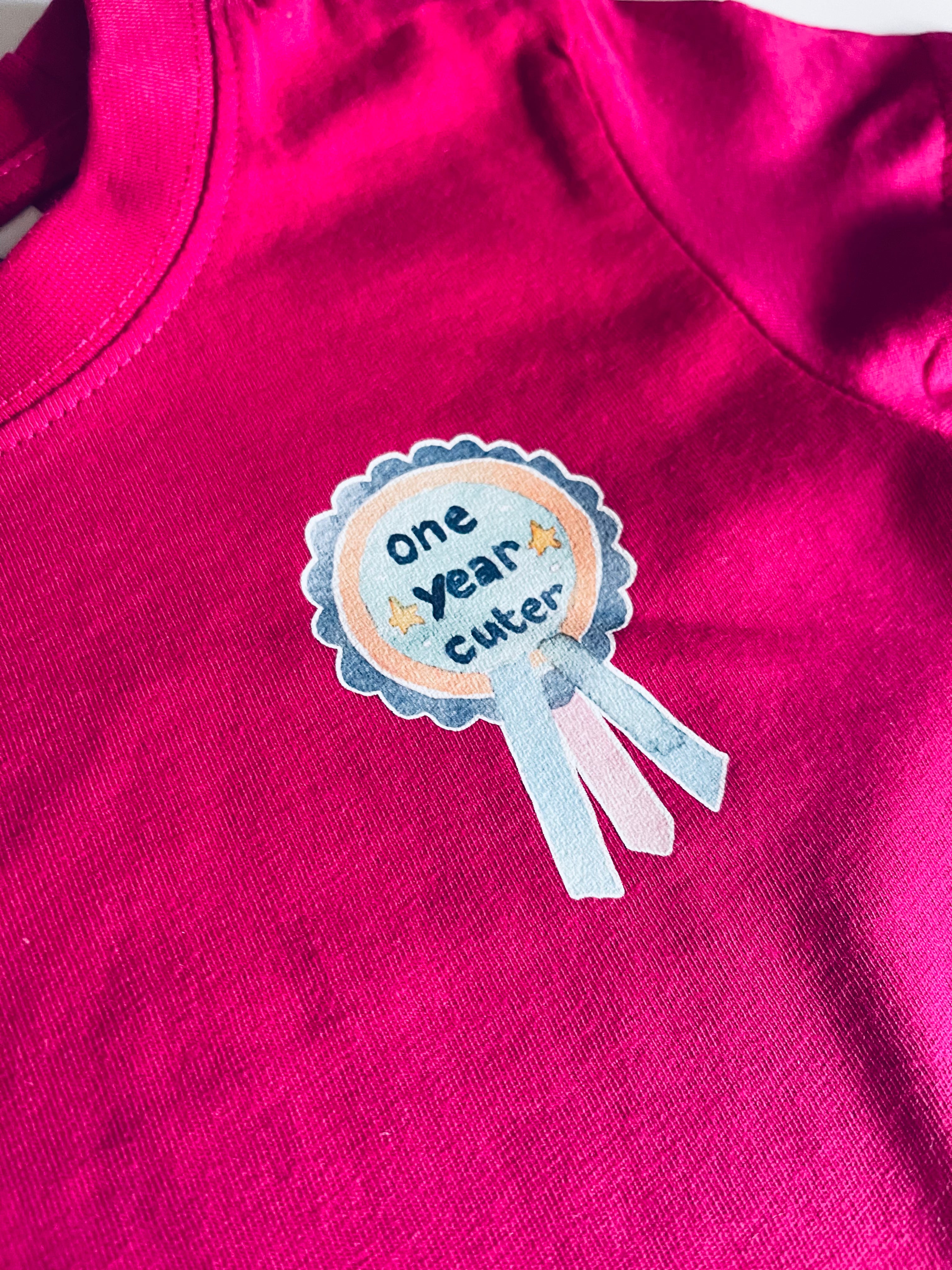 One Year Cuter Tee - 12/18 months