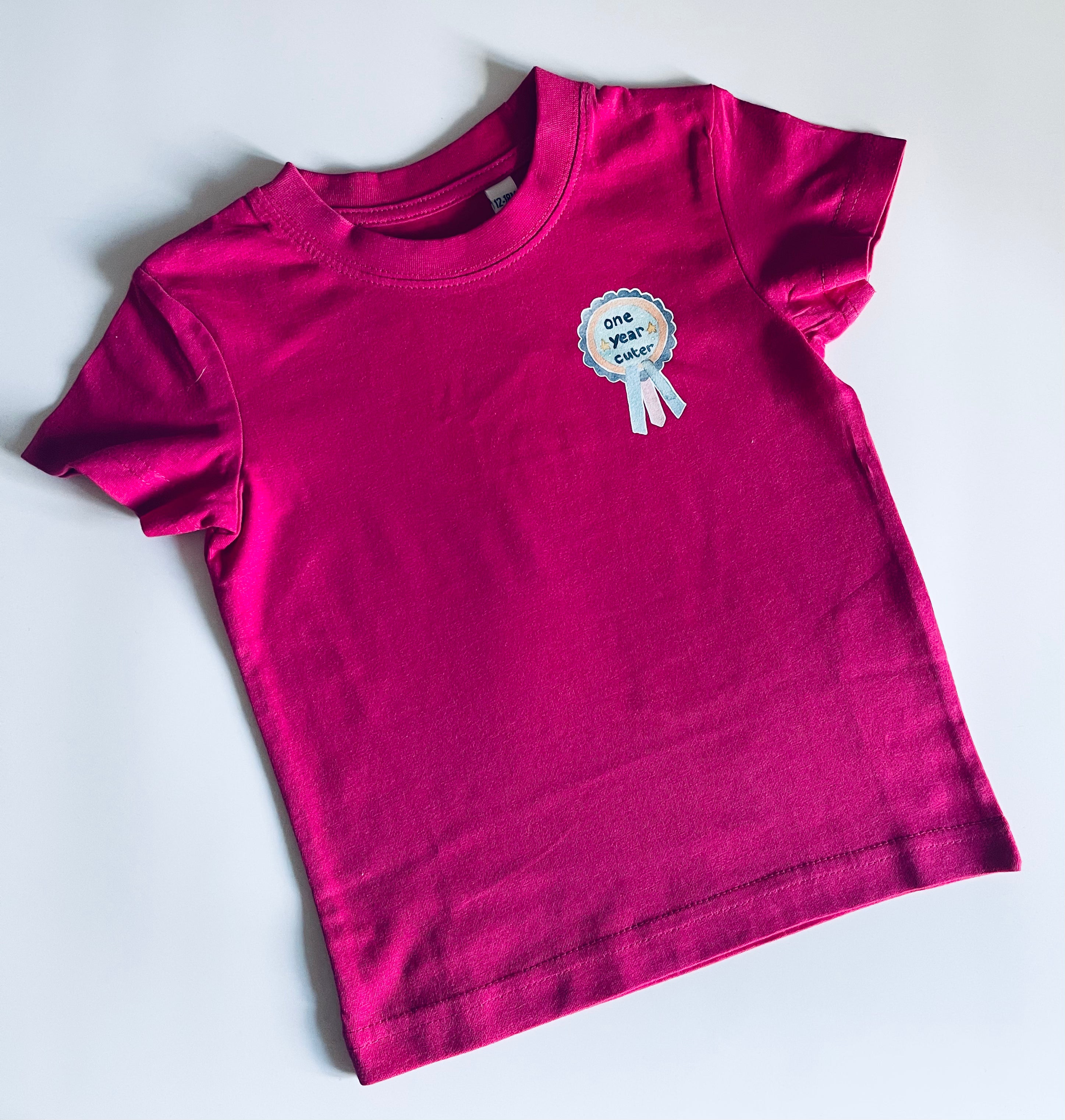 One Year Cuter Tee - 12/18 months