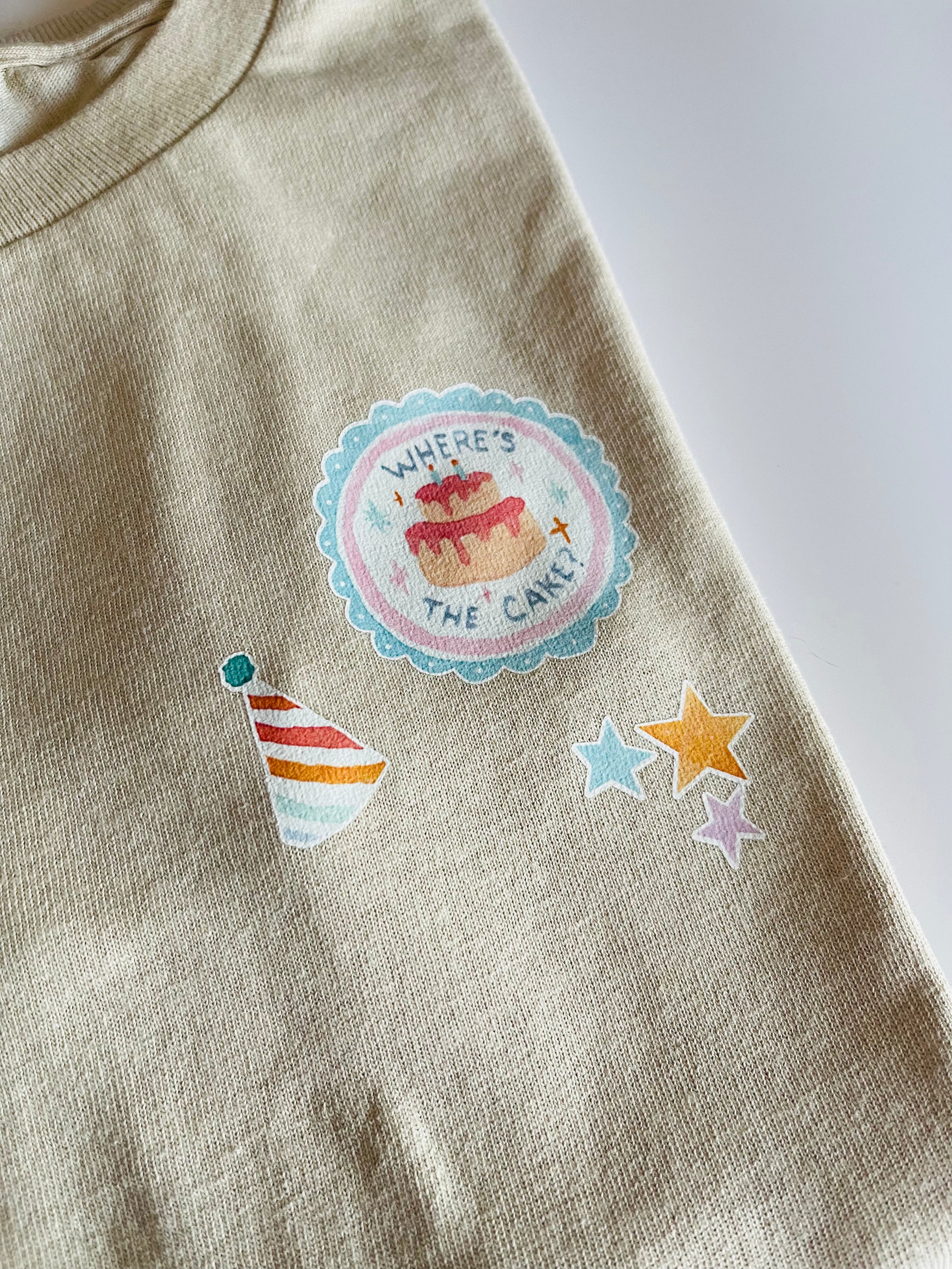 Where's the Cake? Tee - 3/4 years