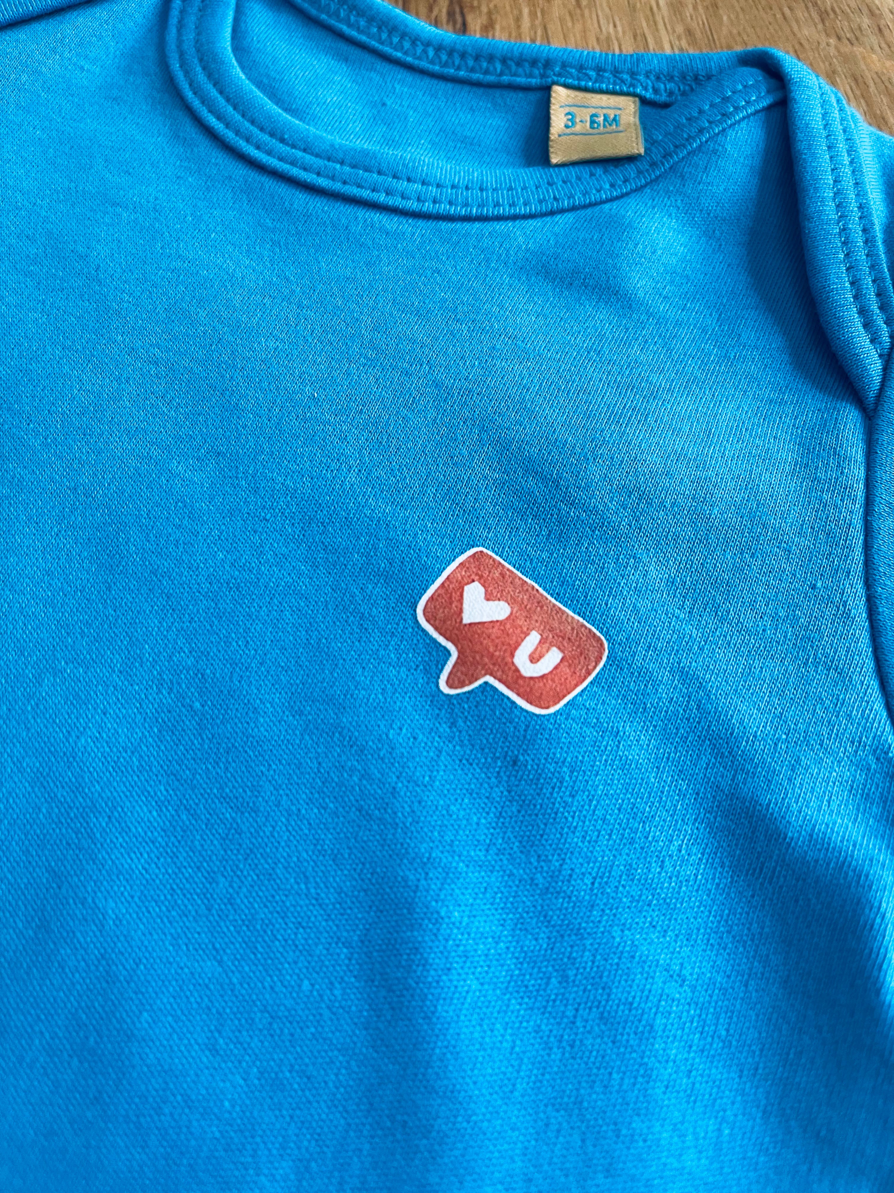 Love You! Baby Vest - 3-6 months