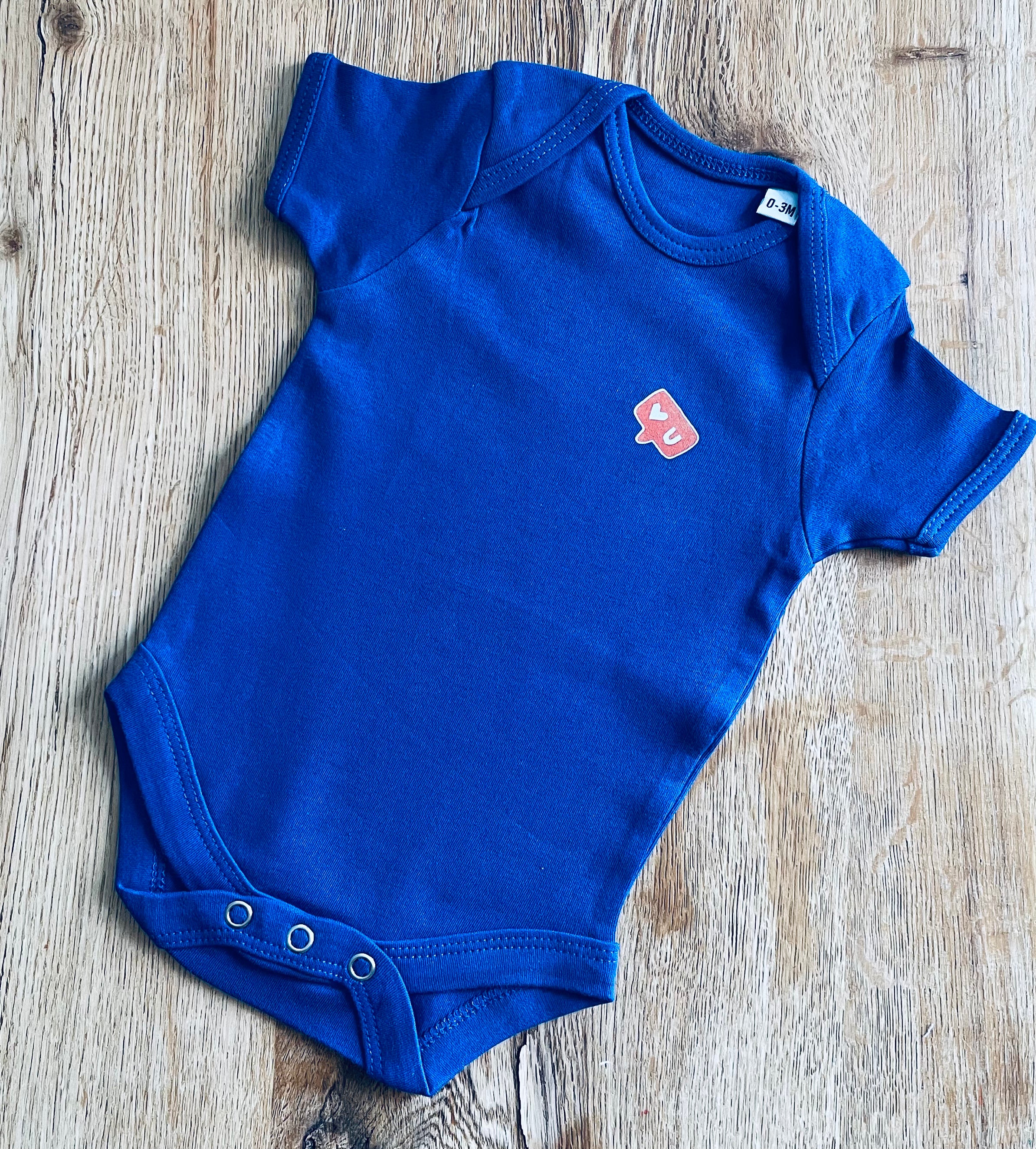 Love You! Baby Vest - 0-3 months