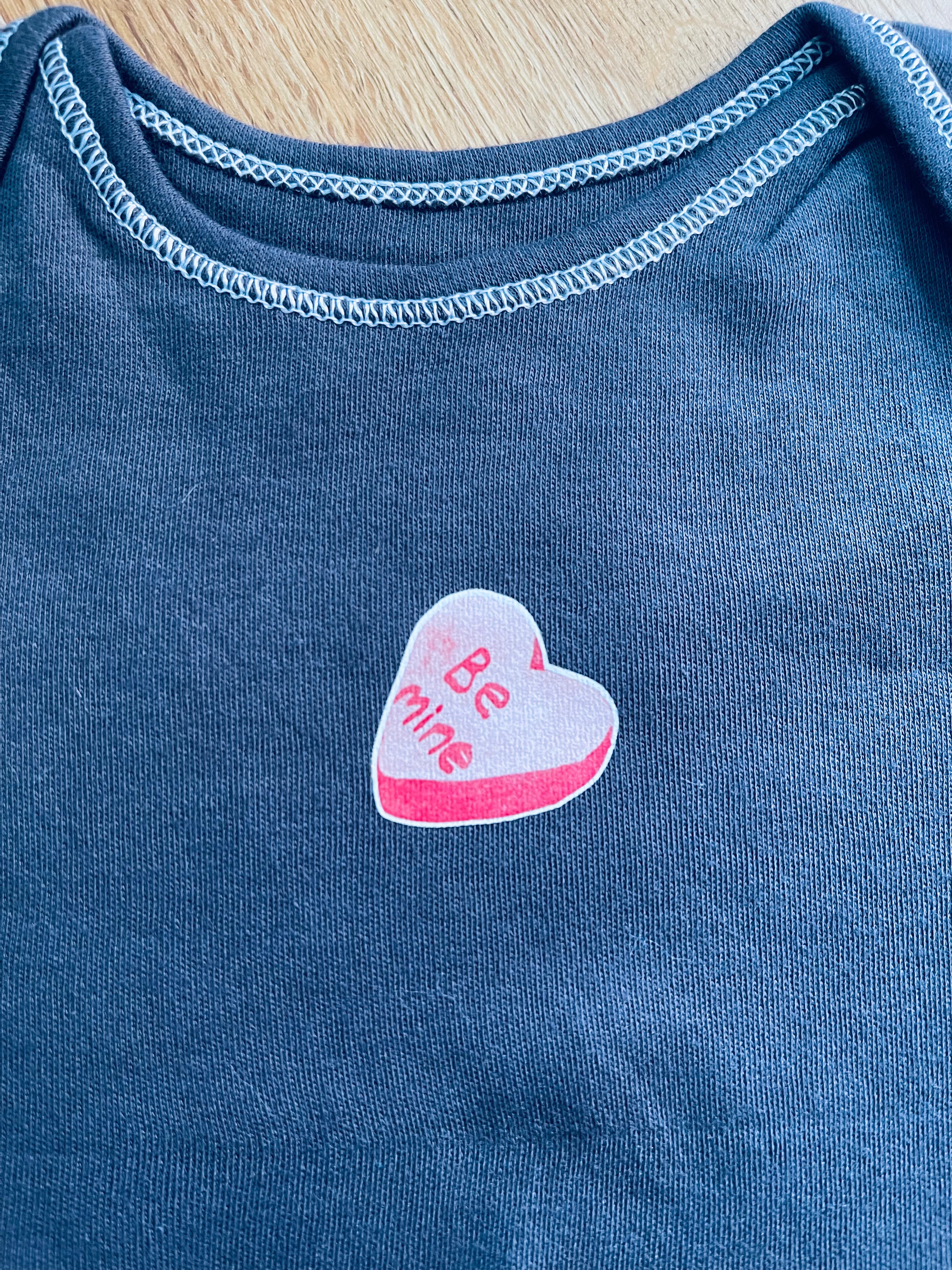 Be Mine Baby Vest - 3-6 months