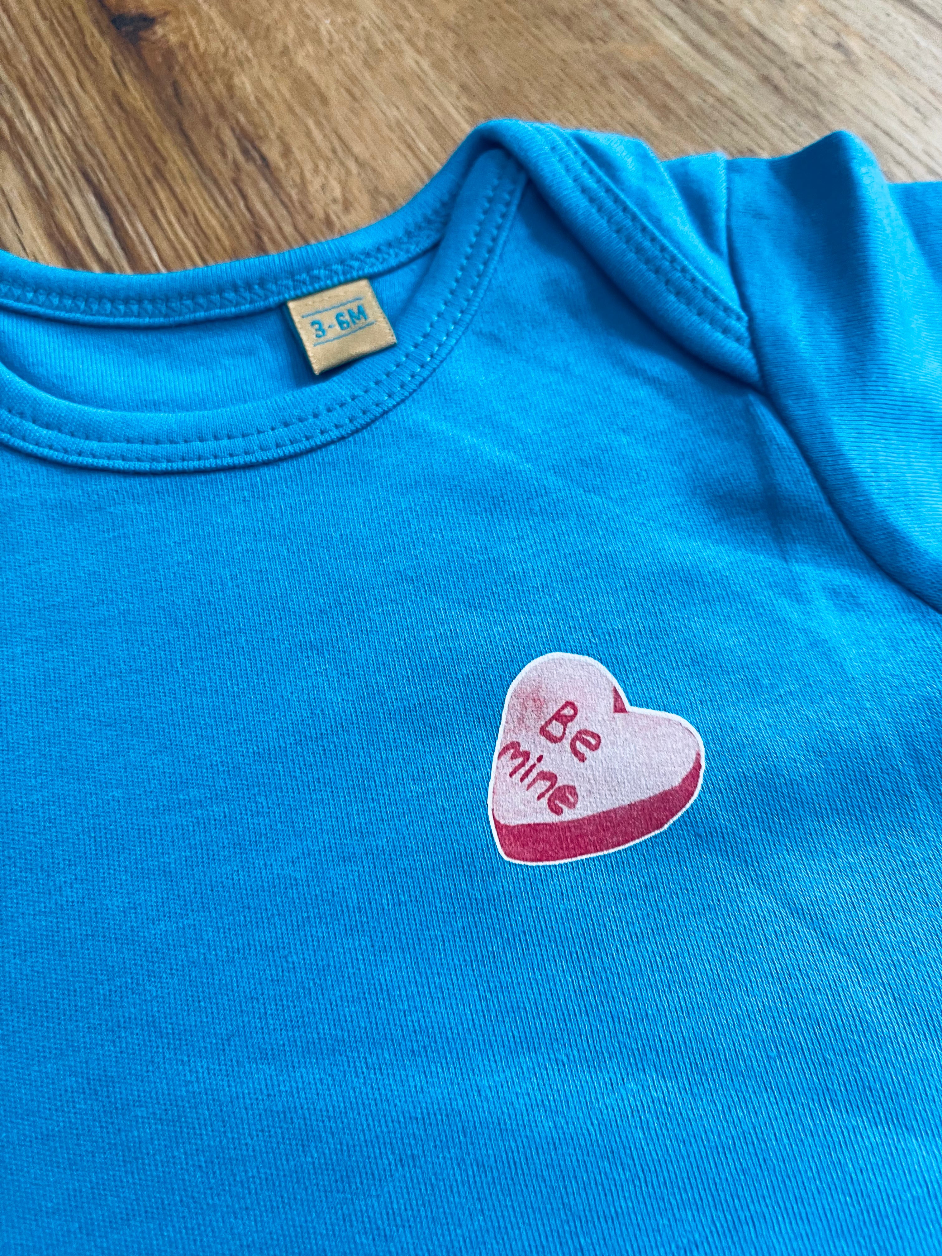 Be Mine Baby Vest - 3-6 months