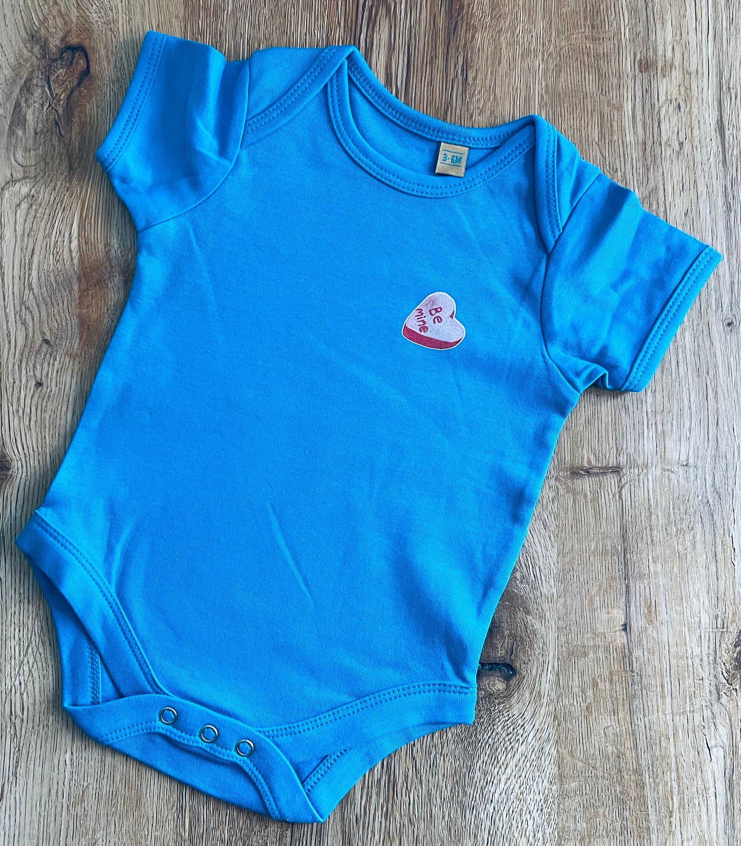 Be Mine Baby Vest - 3-6 months