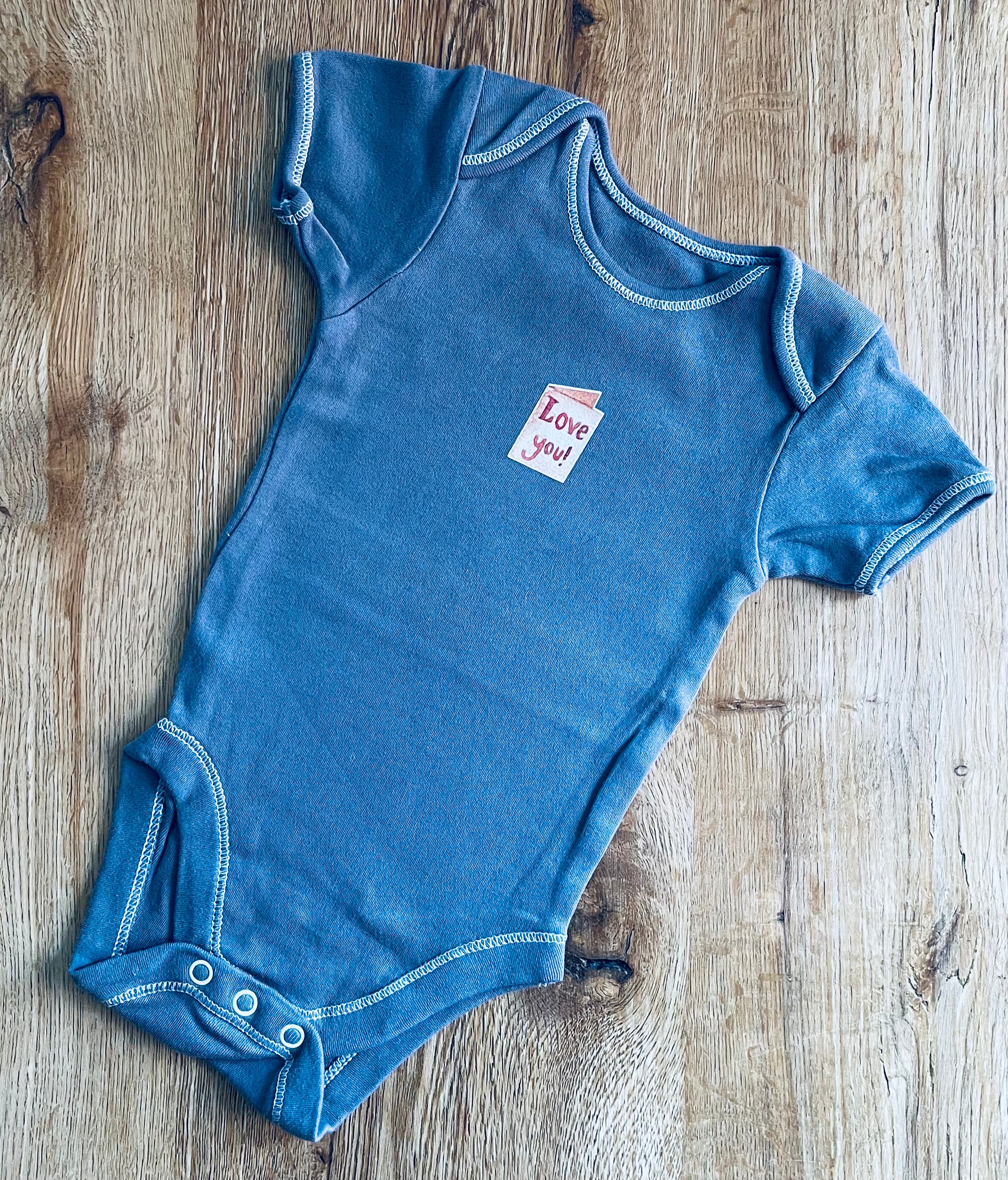 Love You! Baby Vest - 3-6 months