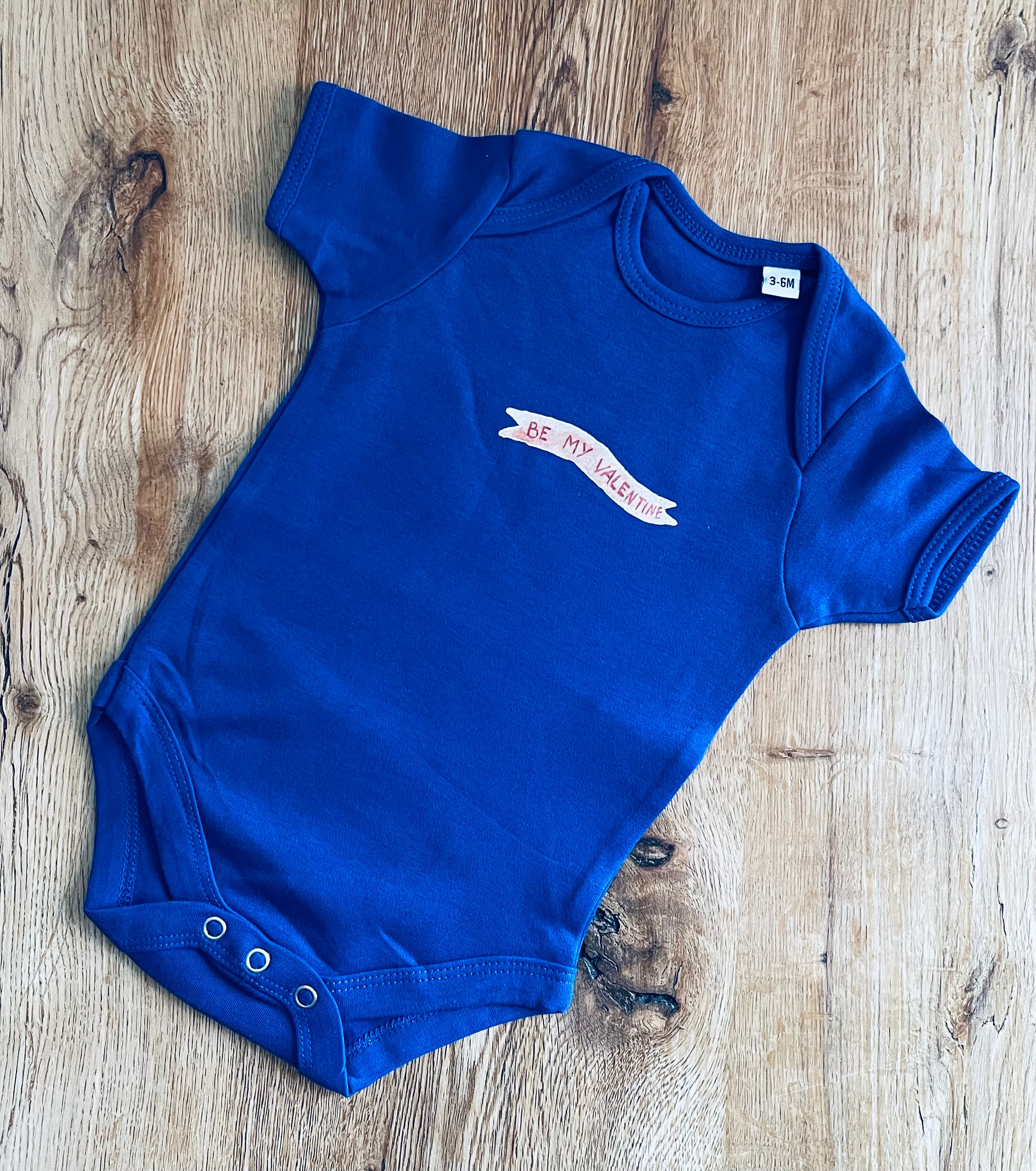 Be My Valentine Baby Vest - 3-6 months