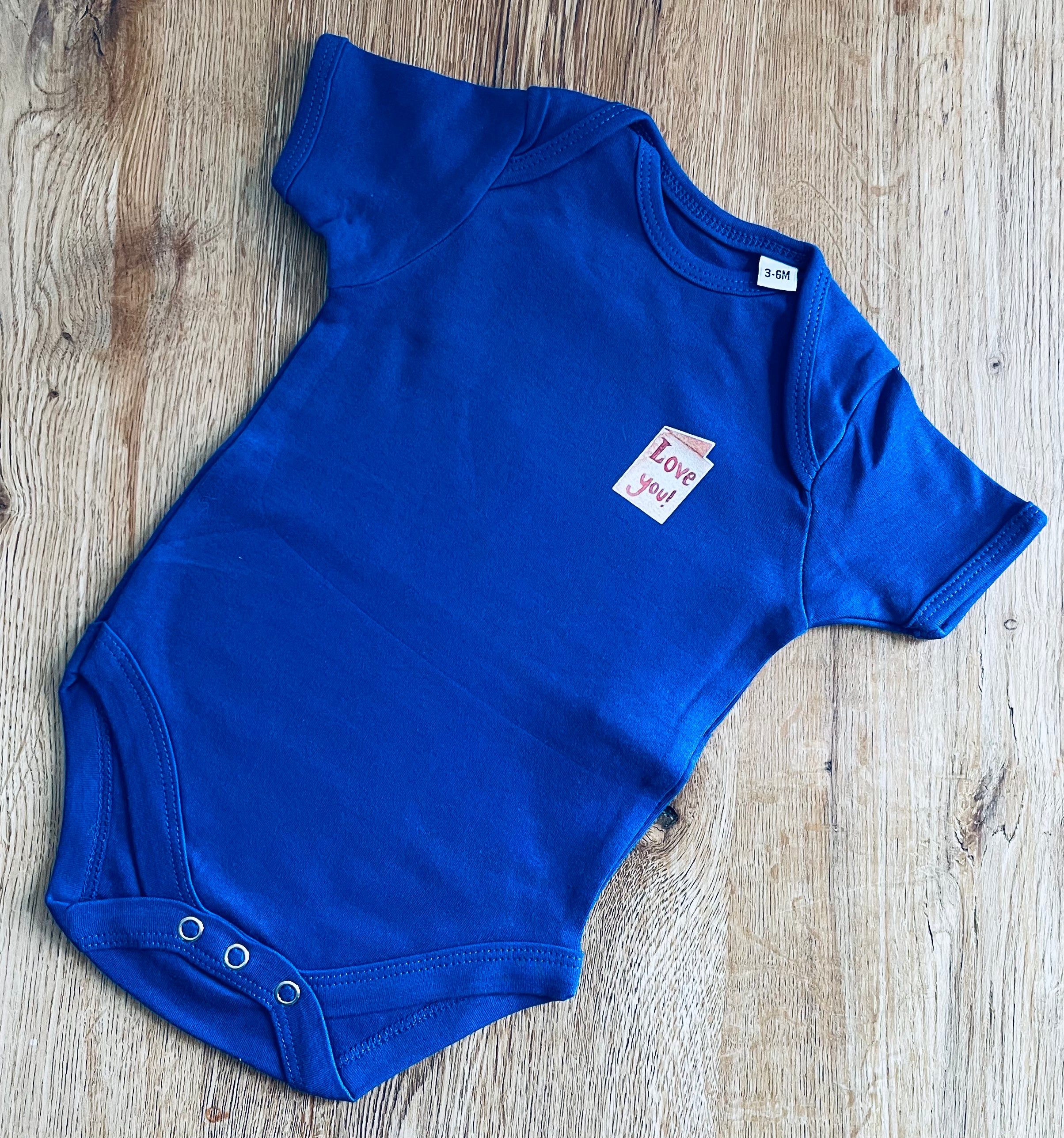 Love You! Baby Vest - 3-6 months