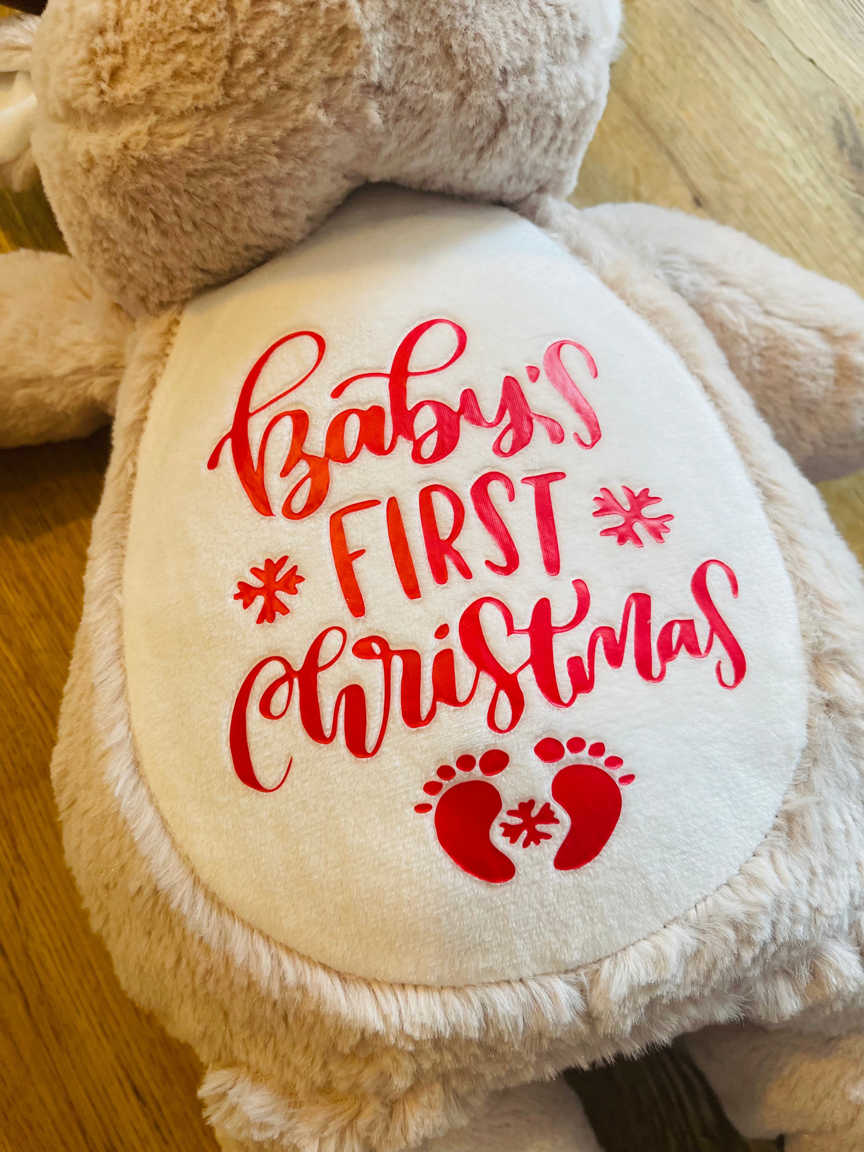 Baby's First Christmas Reindeer Soft Toy - Large