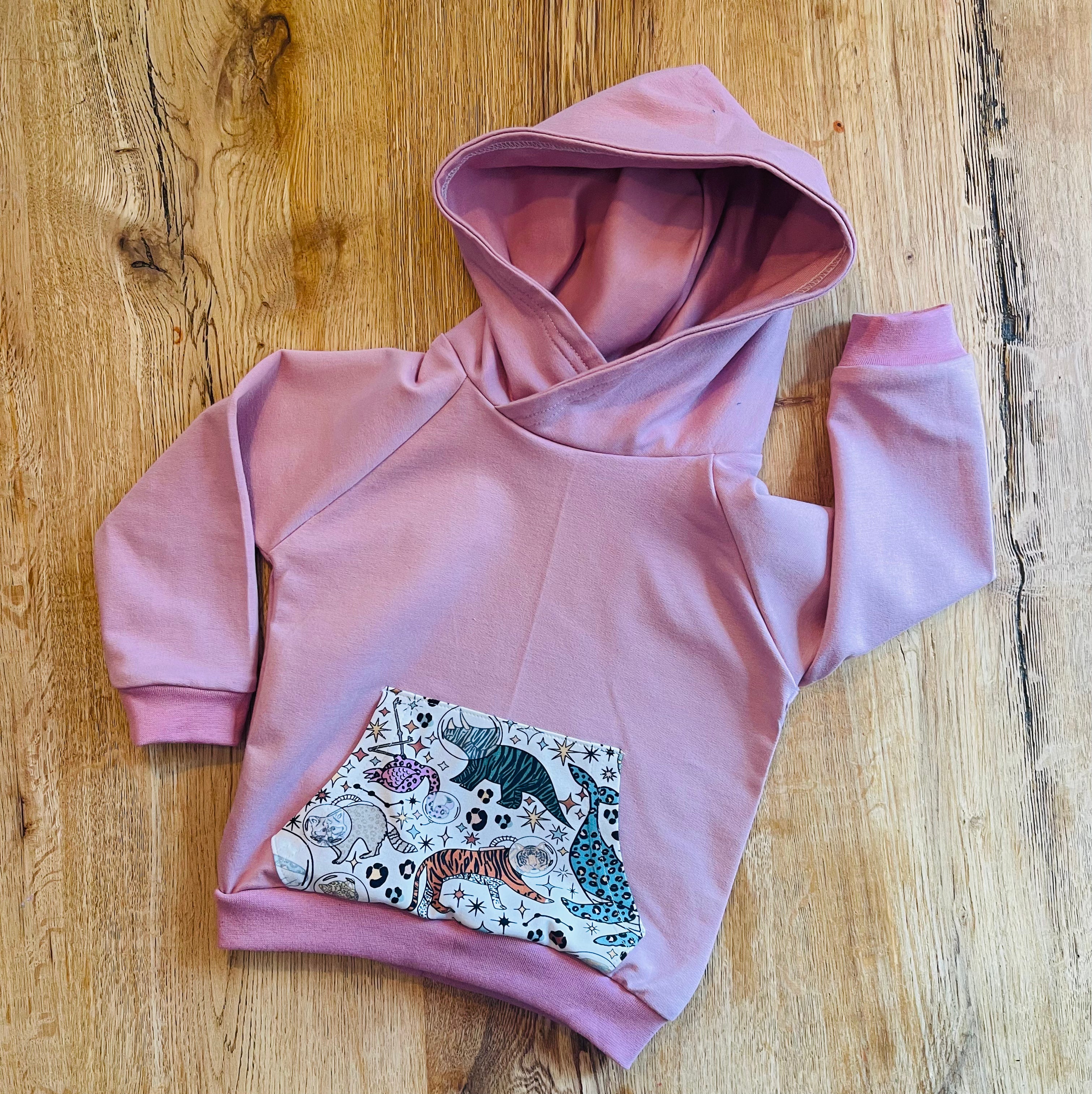 Space Animals Hoodie - Age 7