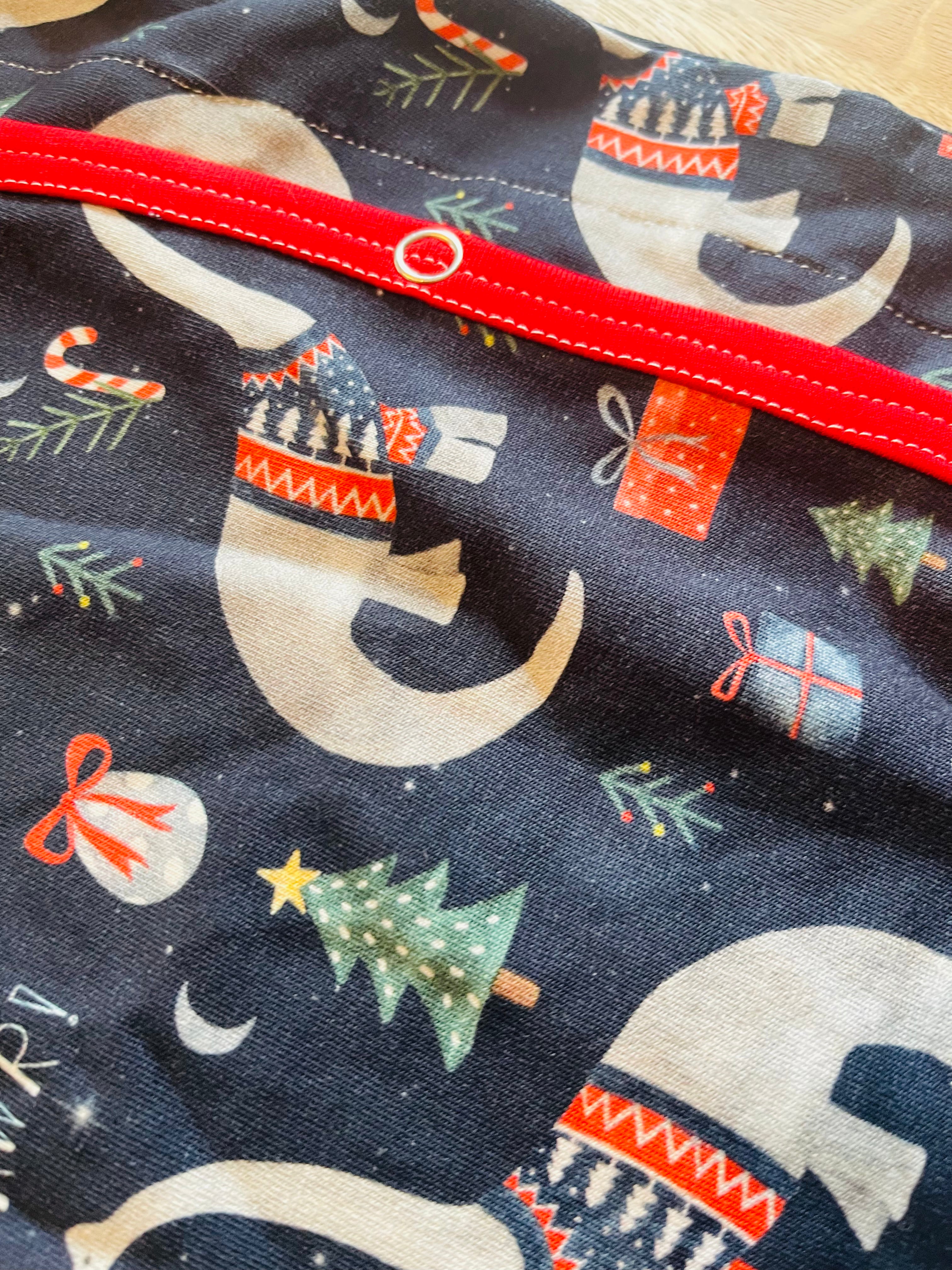 Navy Dinosaurs Footed Sleepsuit - 0/3 months