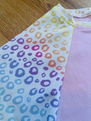 Rainbow Leopard Tee - Age 9