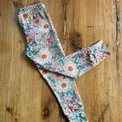 Floral Cuffed Leggings