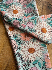Floral Cuffed Leggings