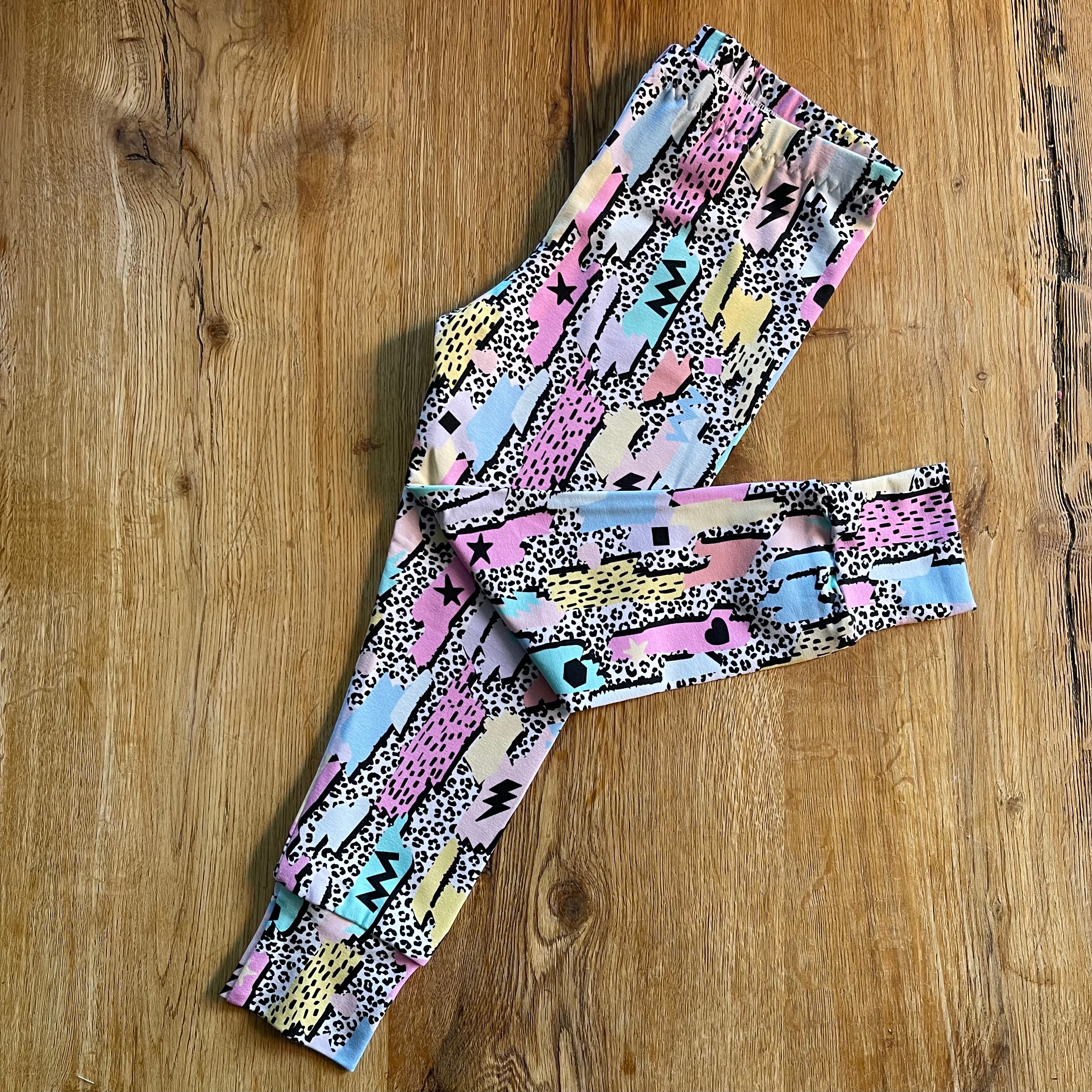 Retro Cuffed Leggings