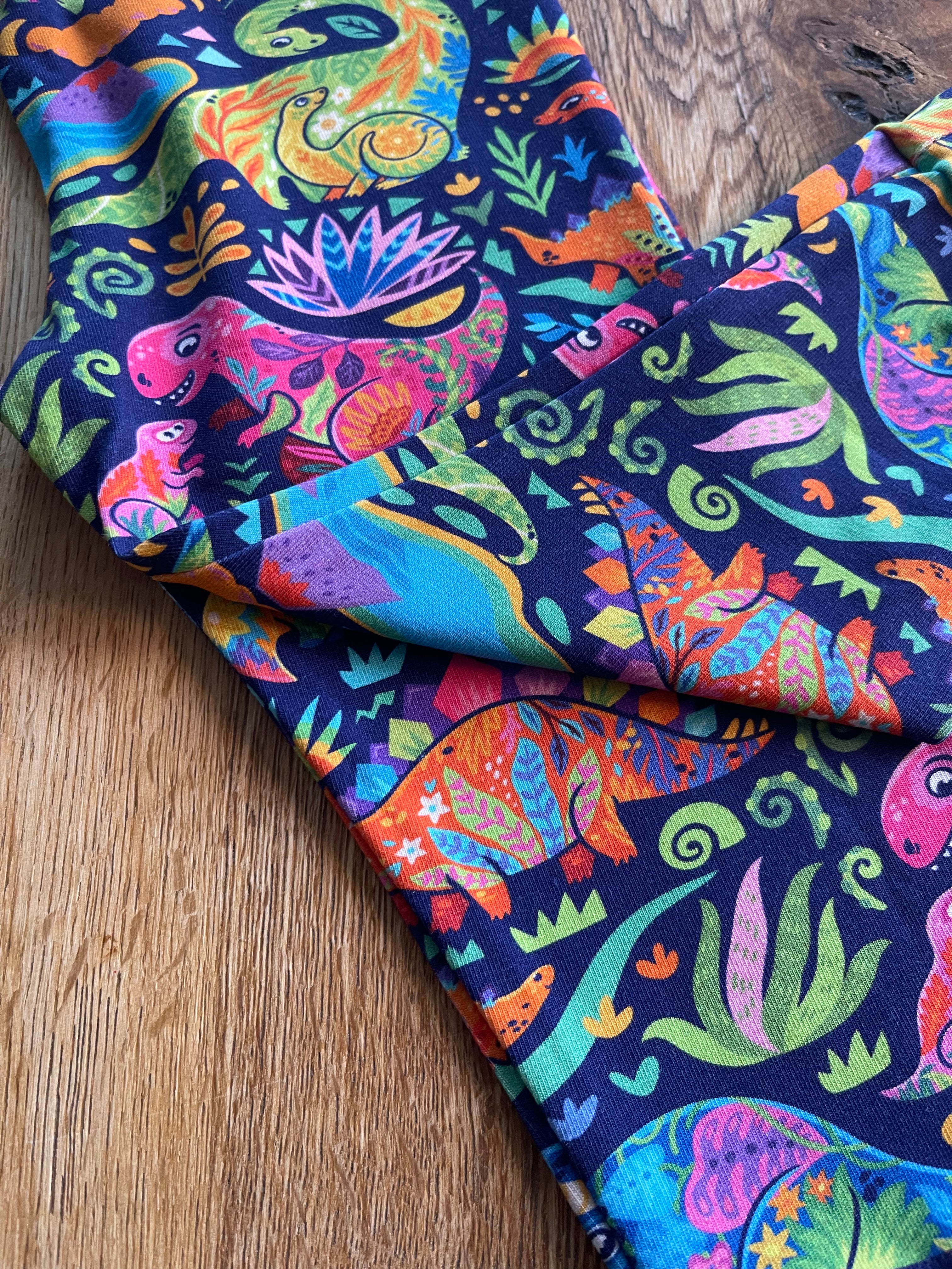 Dinosaur Cuffed Leggings