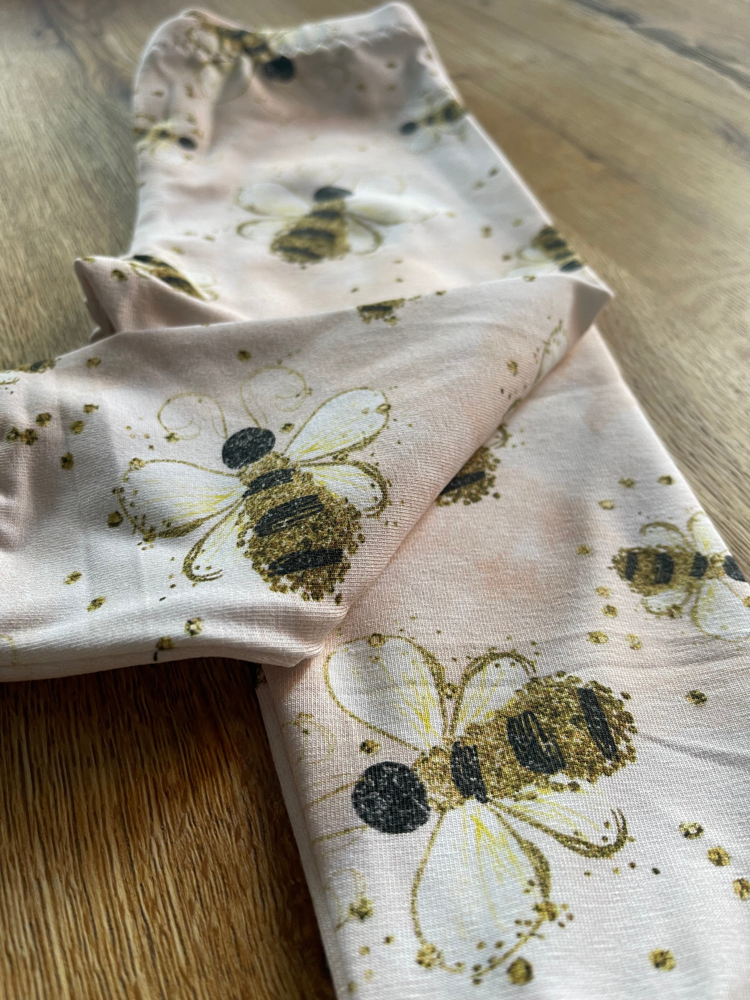 Bumble Bee Cuffed Leggings