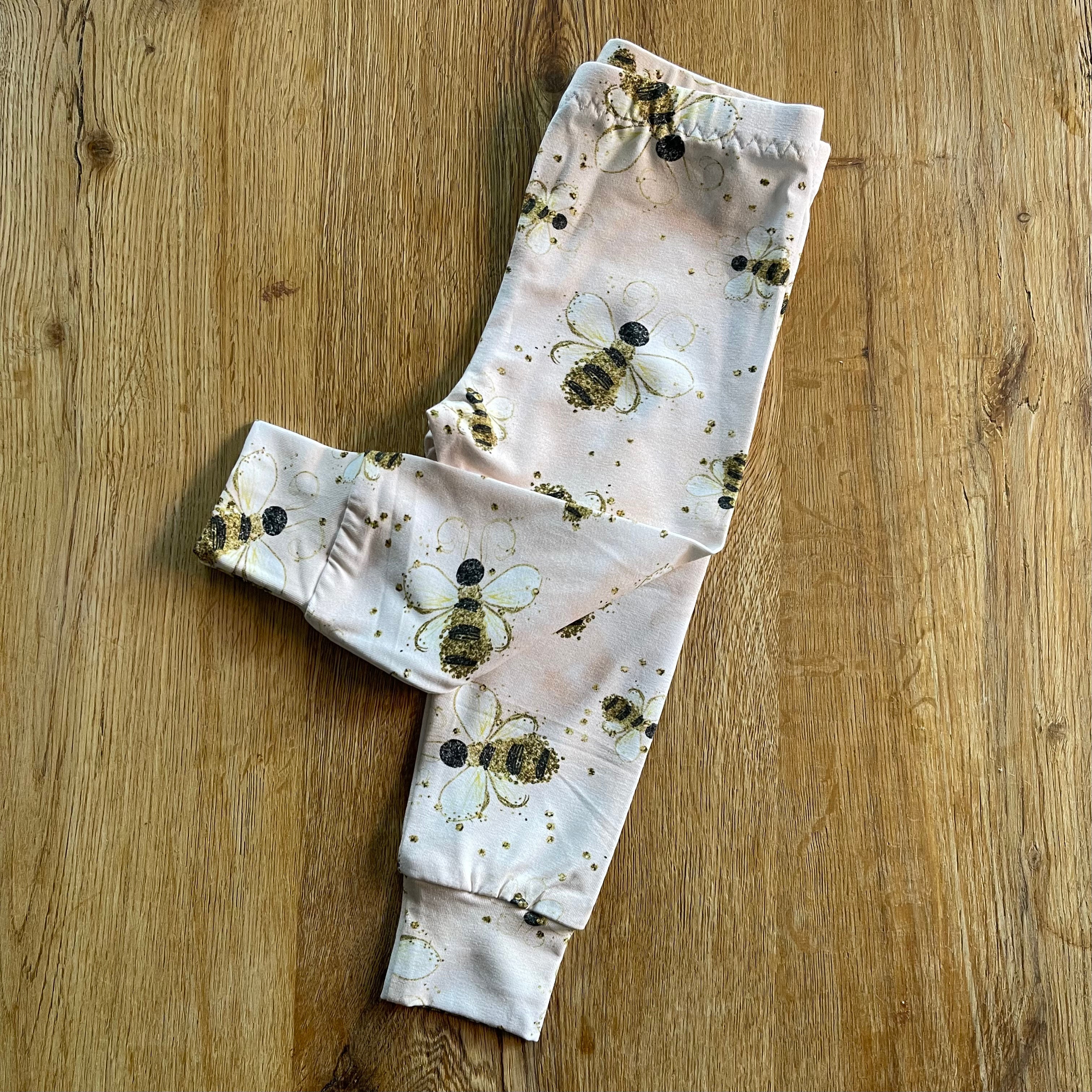 Bumble Bee Cuffed Leggings