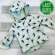 Mint Swallows Coat