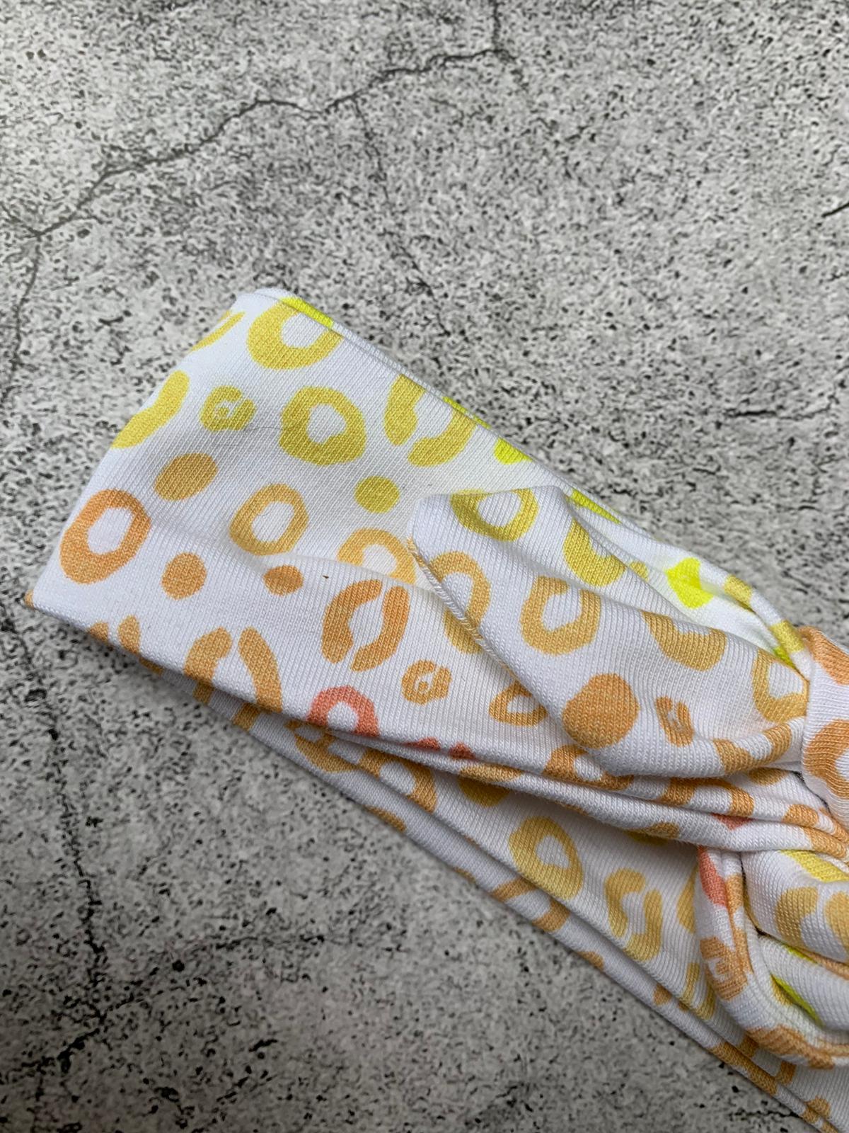 Rainbow Leopard Bow Headband