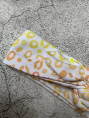 Rainbow Leopard Bow Headband