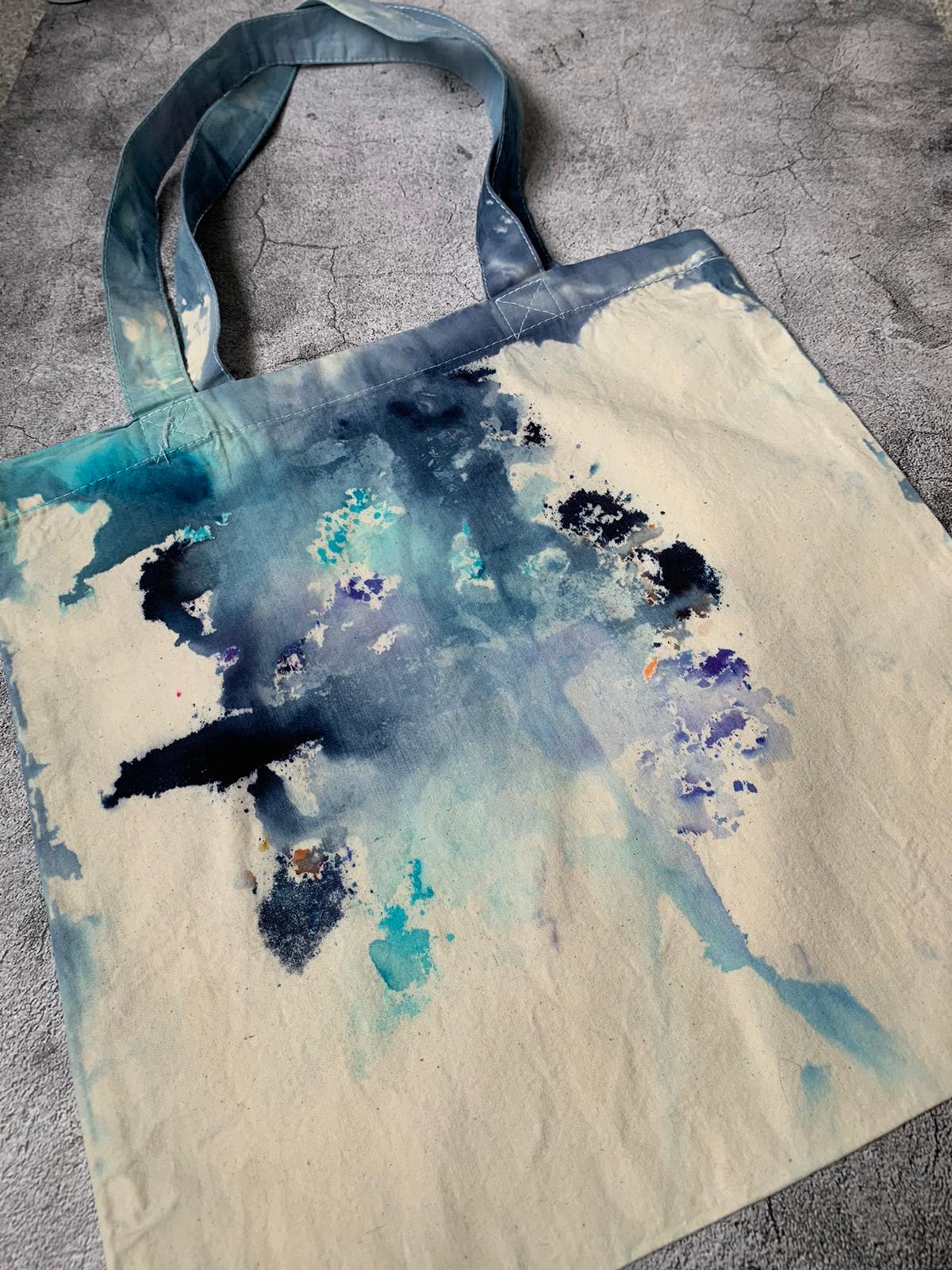 Ice Dyed Tote Bag